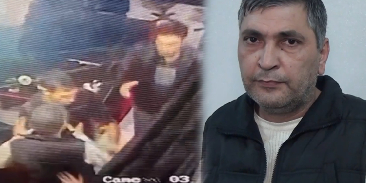 Bakalla tanışının başına vurdu, saxlanıldı - VİDEO