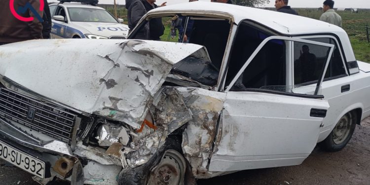 Yola çıxan at ağır qəzaya səbəb oldu - FOTO