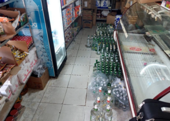 Şəmkirdə mağazada 128 litrə yaxın saxta araq aşkarlanıb