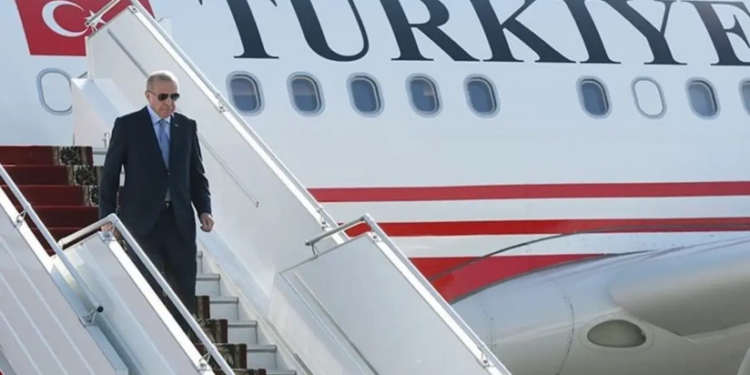 Ərdoğan Azərbaycana yola düşüb