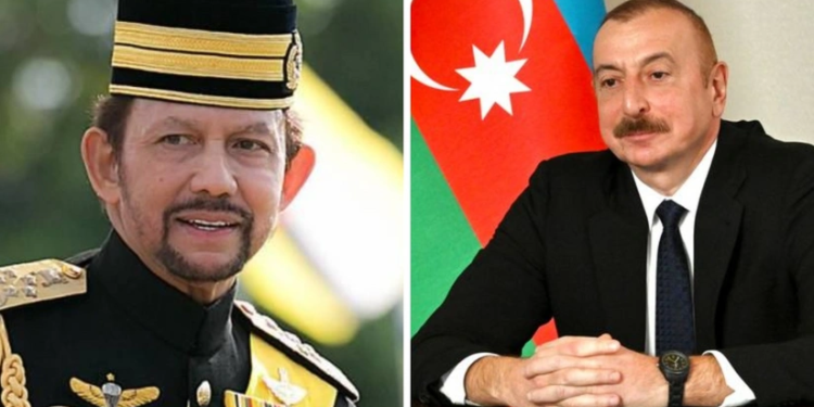 Azərbaycan və Bruney liderləri bir-birilərini təbrik ediblər