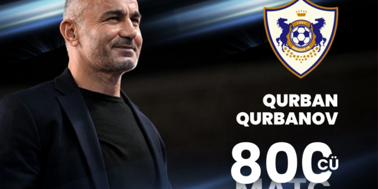Qurban Qurbanov "Qarabağ"ın baş məşqçisi kimi 800-cü oyununu keçirib