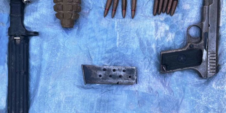 Gəncədə məhkumun həbsindən əvvəl gizlətdiyi silah-sursat aşkarlanıb