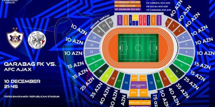 "Qarabağ" - "Ayaks" oyununun biletləri satışda 