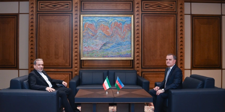 Ceyhun Bayramov Abbas Əraqçi ilə görüşüb - FOTOLAR