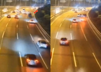 Aeroport yolundakı qəzanın ANBAAN GÖRÜNTÜLƏRİ