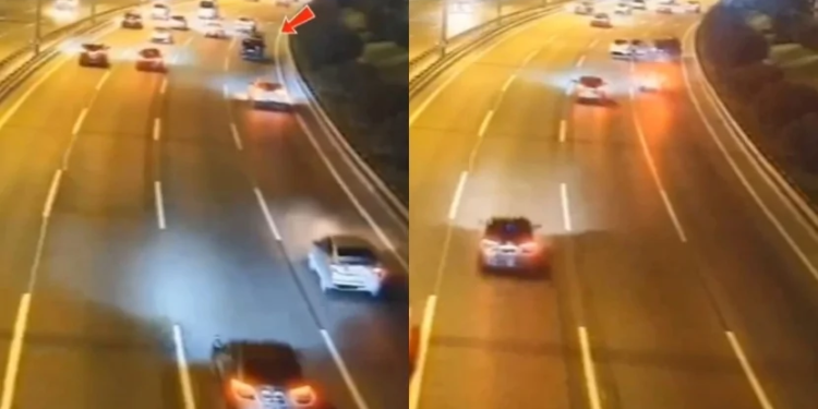 Aeroport yolundakı qəzanın ANBAAN GÖRÜNTÜLƏRİ