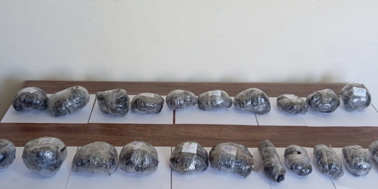 İrandan Azərbaycana 8 kq-dan çox narkotik keçirilməsinin qarşısı alınıb