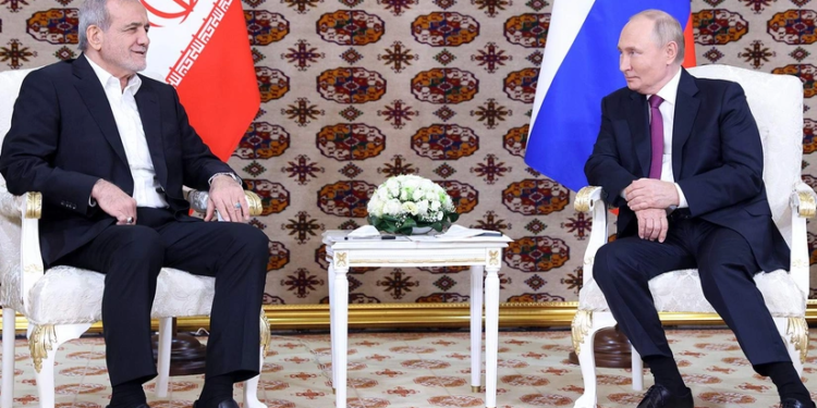 Putin və Pezeşkian Rusiya-İran əlaqələrinin inkişafını müzakirə ediblər