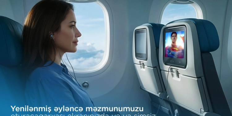 AZAL-ın təyyarələrində multimedia əyləncə sistemi yenilənib