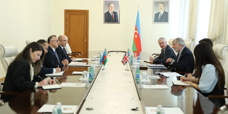 Səhiyyə Nazirliyində Britaniyanın nümayəndə heyəti ilə görüş keçirilib