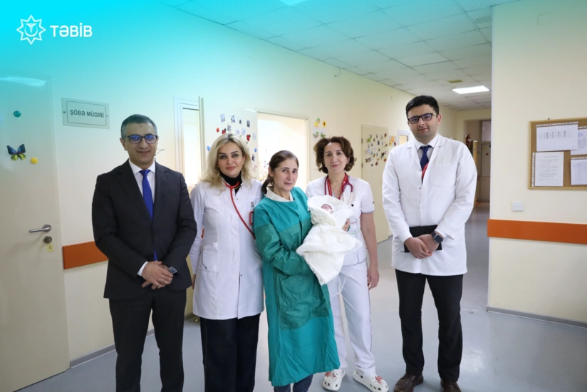 Bakıda 540 qram çəkidə doğulan körpə xilas edilib