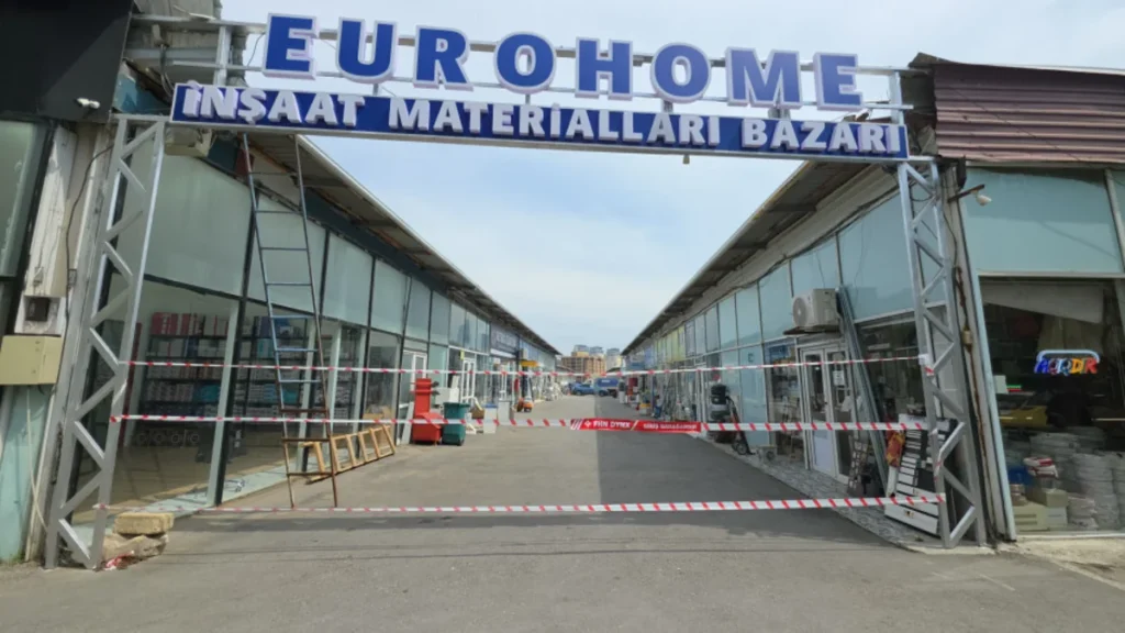 "Eurohome" tikinti materiallarının satışı bazarınının fəaliyyəti dayandırılıb