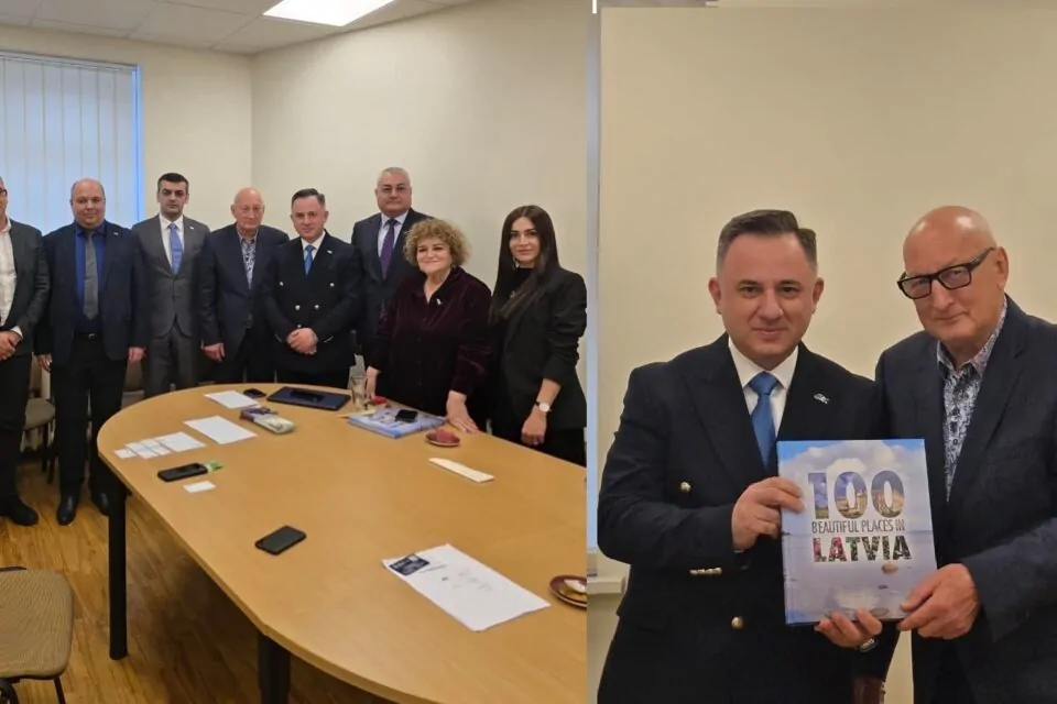 AQC rəhbərliyi Latviyada rəsmi səfərdədir – FOTOLAR