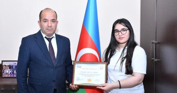 Xırdalan məktəblisi Çin universitetinə qəbul oldu