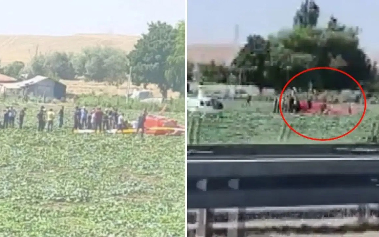 Ankarada təlim helikopteri qəzaya düşdü – Yaralılar var