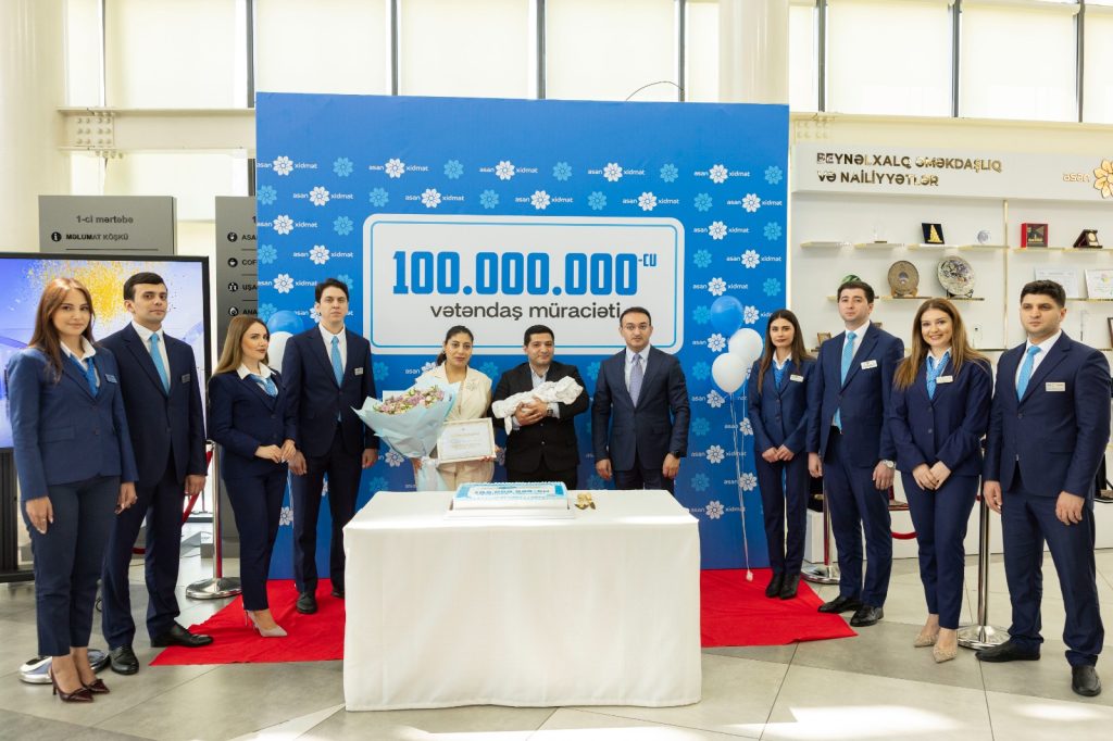 “ASAN xidmət”ə 100 milyonuncu müraciət qeydə alınıb