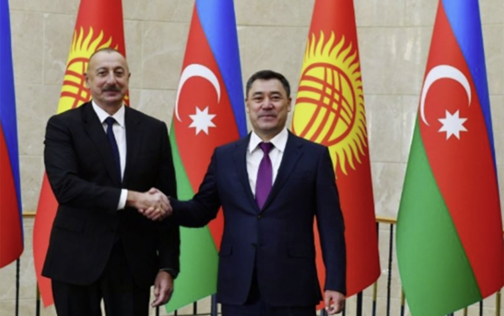 Azərbaycan və Qırğızıstan prezidentləri təltif olundu