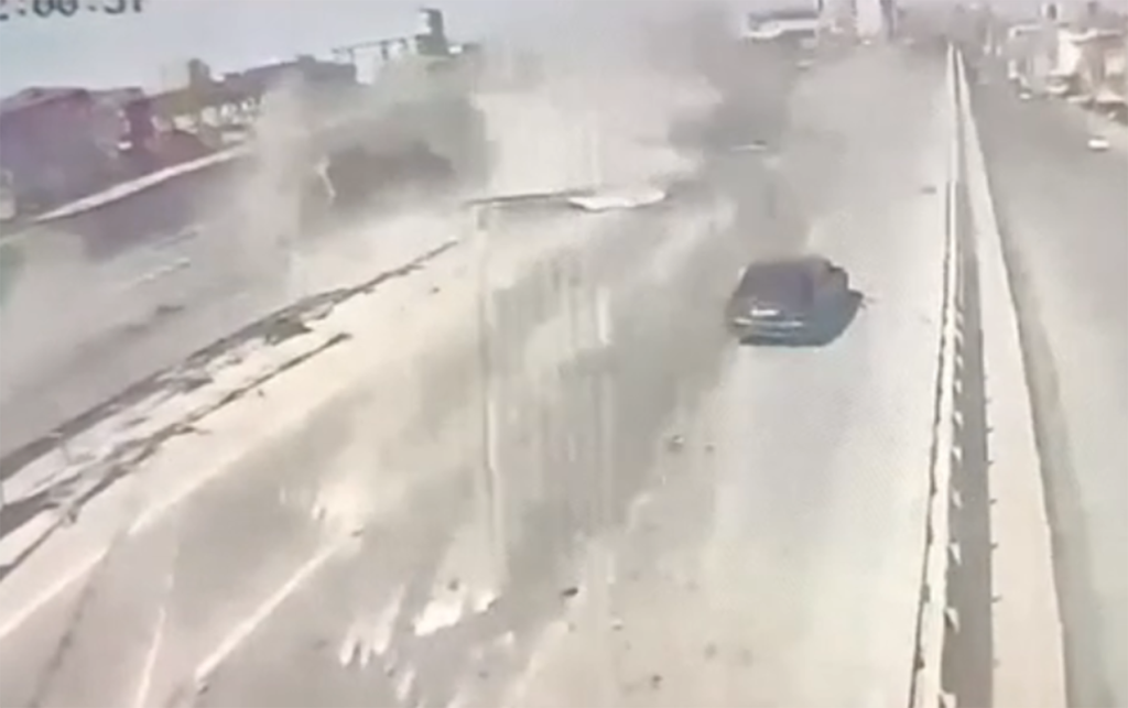 “Masazır dairəsi”ndəki dəhşətli qəzanın anbaan - Görüntüləri
