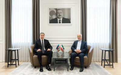 Vilayət Eyvazov iranlı həmkarı ilə görüşdü – Fotolar