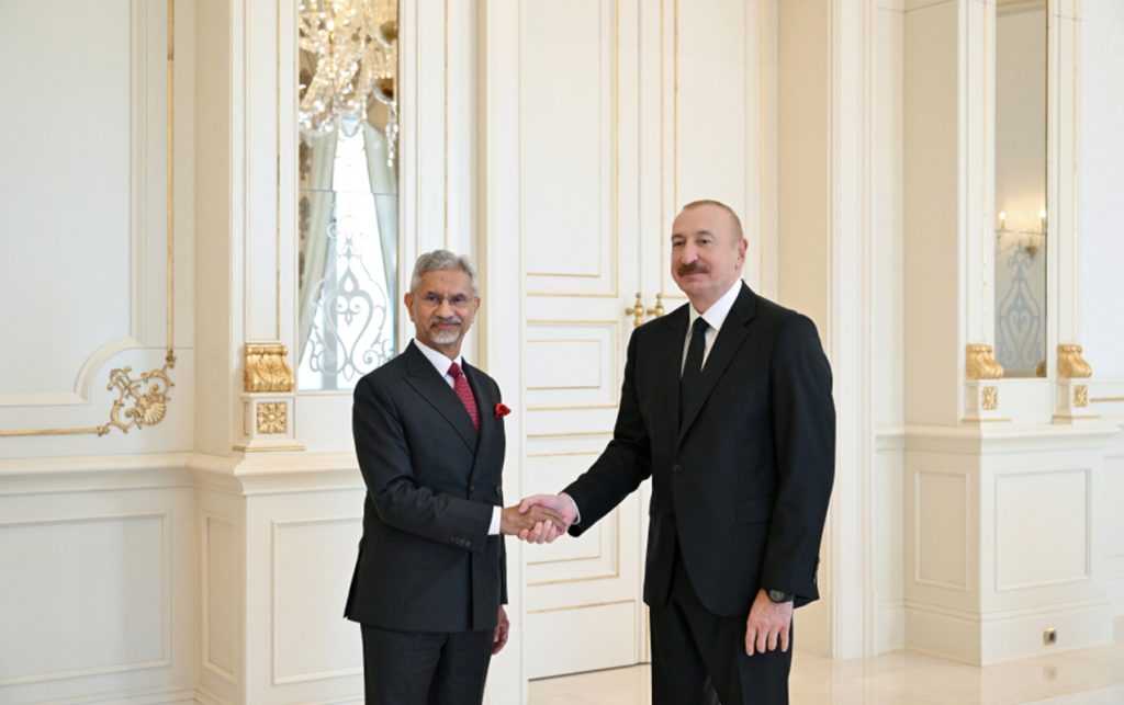 Prezident Hindistan XİN rəhbərini qəbul etdi – Fotolar