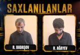 Göyçayda silsilə oğurluqlar edən qohumlar saxlanıldı
