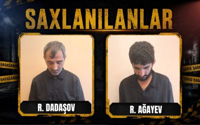 Göyçayda silsilə oğurluqlar edən qohumlar saxlanıldı
