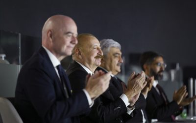Prezident oyunu stadiondan izlədi – Video