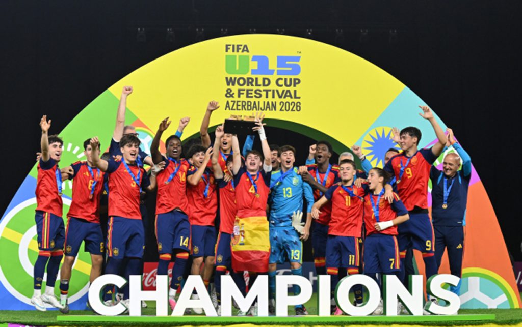 U-15 dünya çempionu İspaniya millisi oldu