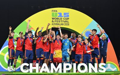 U-15 dünya çempionu İspaniya millisi oldu