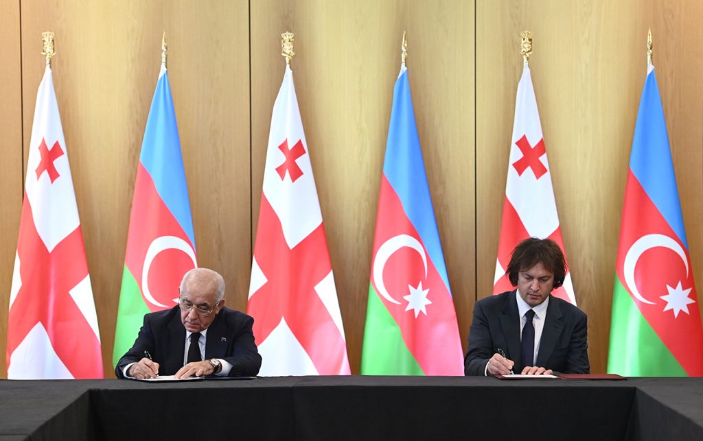 Siqnaxi şəhərində Azərbaycan-Gürcüstan sənədləri imzalandı – Fotolar